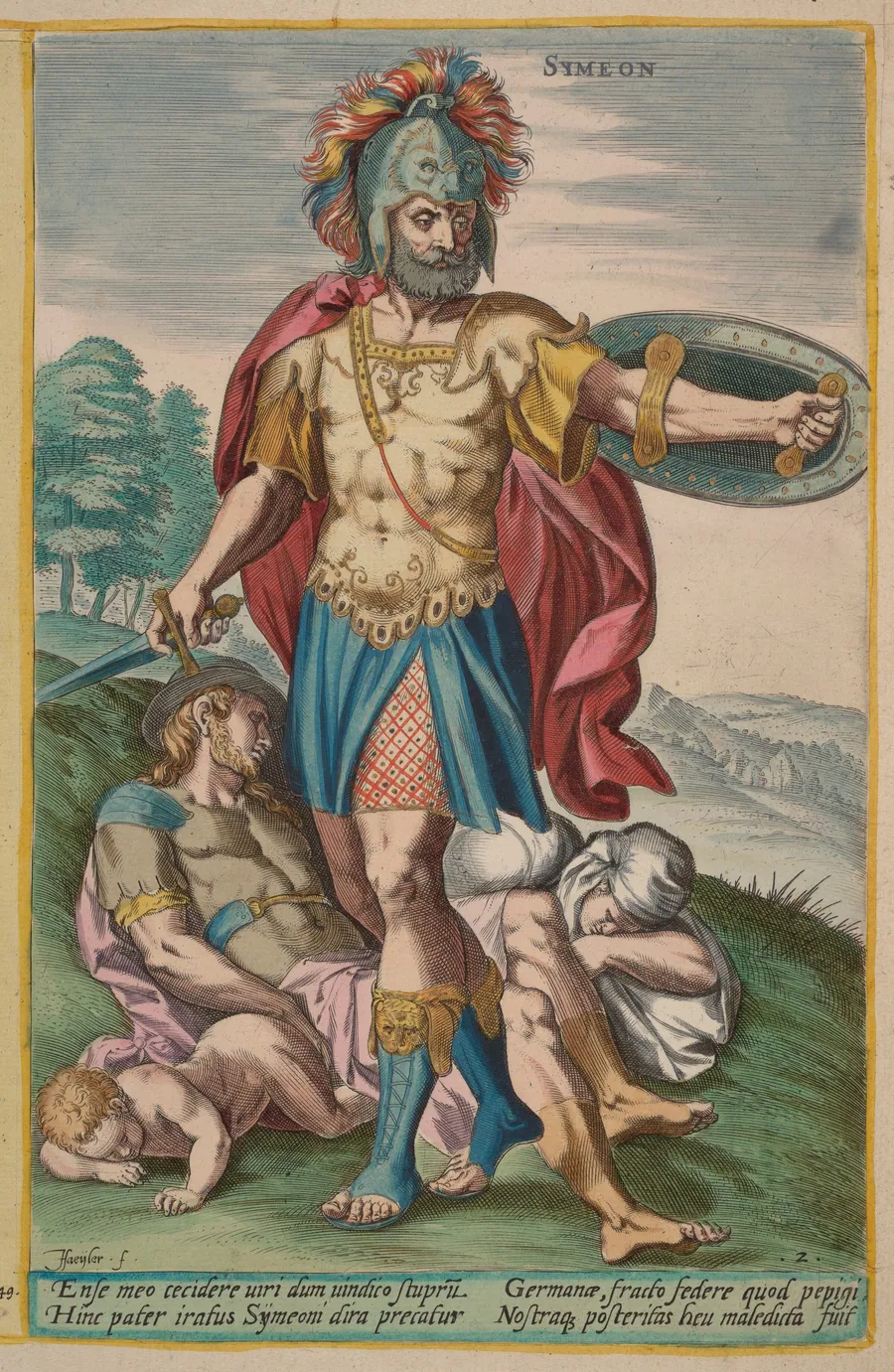 Simeon by Jan Sadeler I