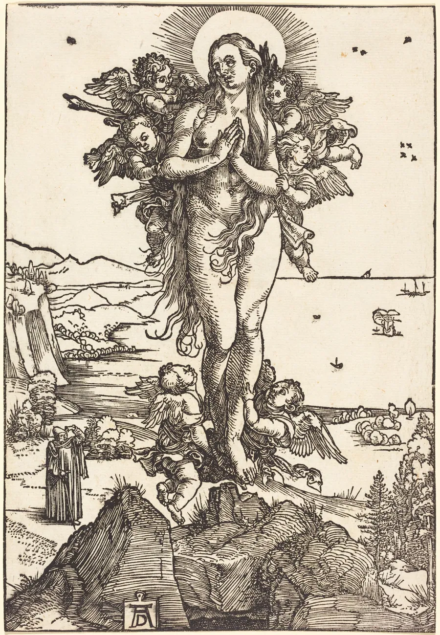 The Elevation of Saint Mary Magdalene by Albrecht Dürer