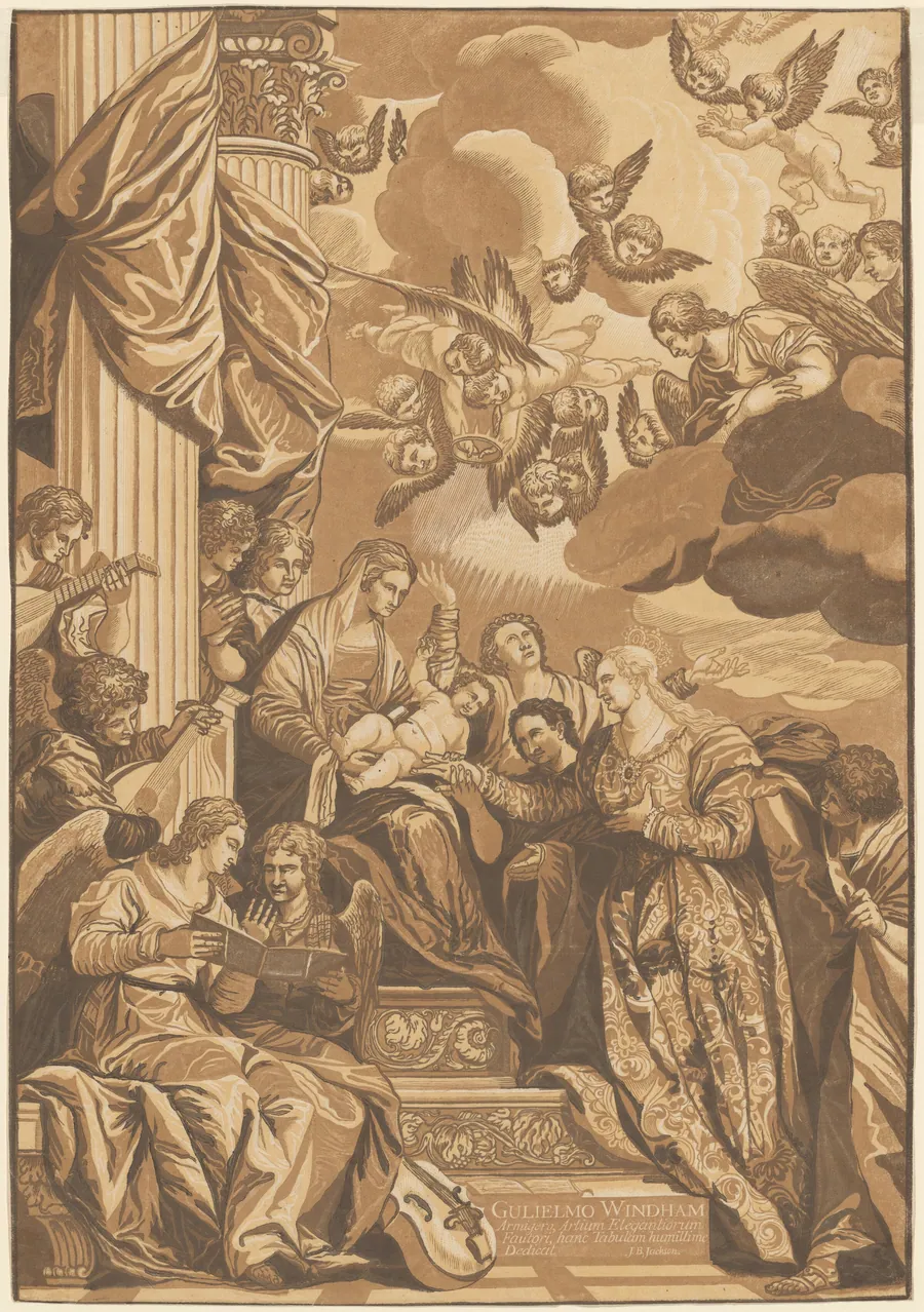 Mystic Marriage of St. Catherine by John Baptist Jackson