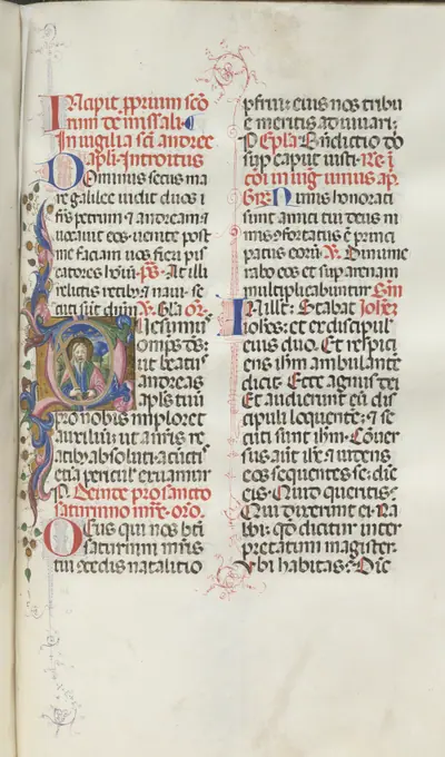 Missale: Fol. 259: Saint Andrew