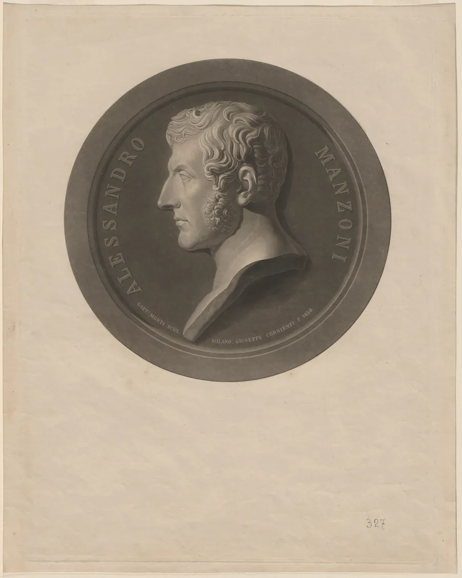 Alessandro Manzoni by Giuseppe Cornienti