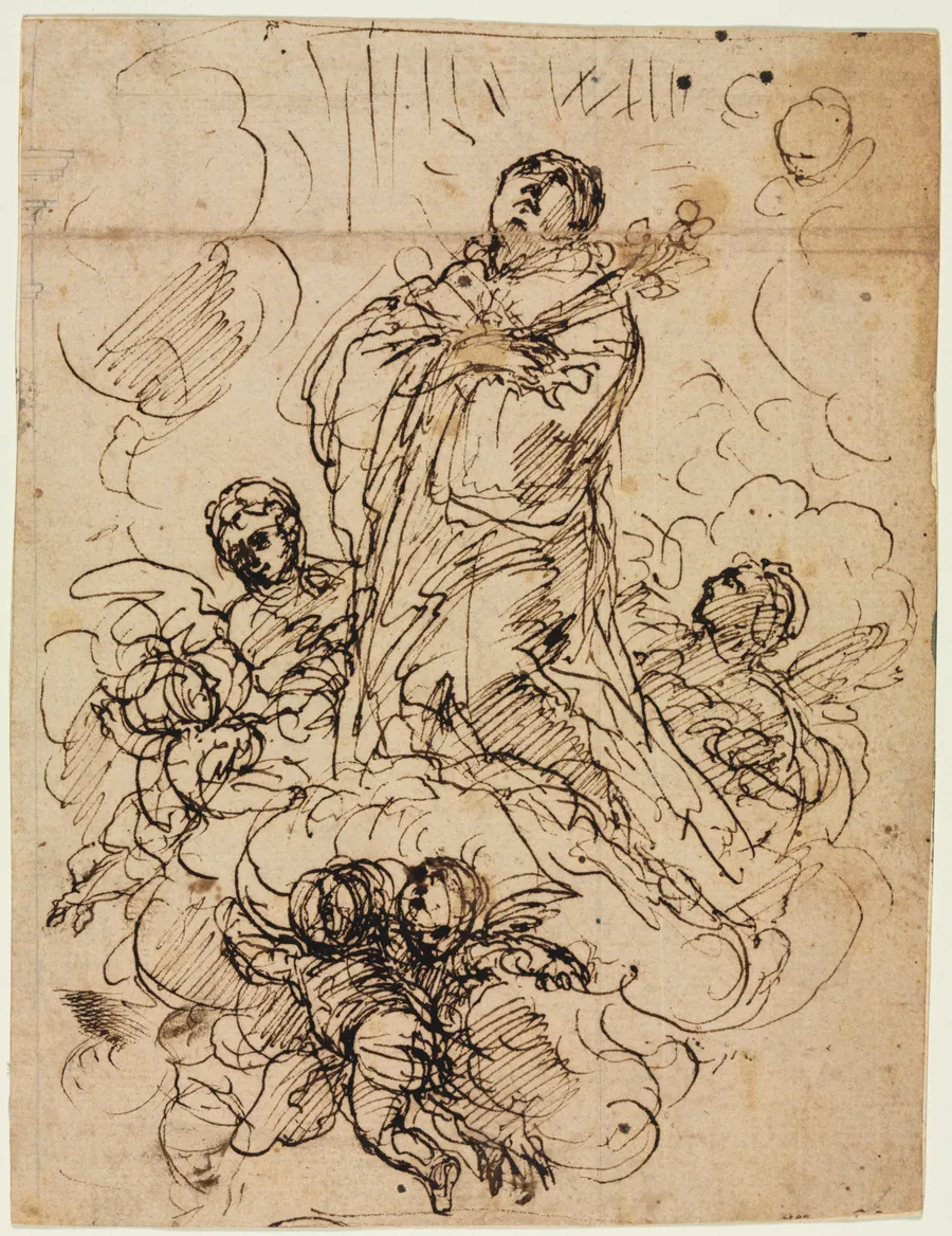 Apotheosis of a Saint by Antonio Domenico Gabbiani