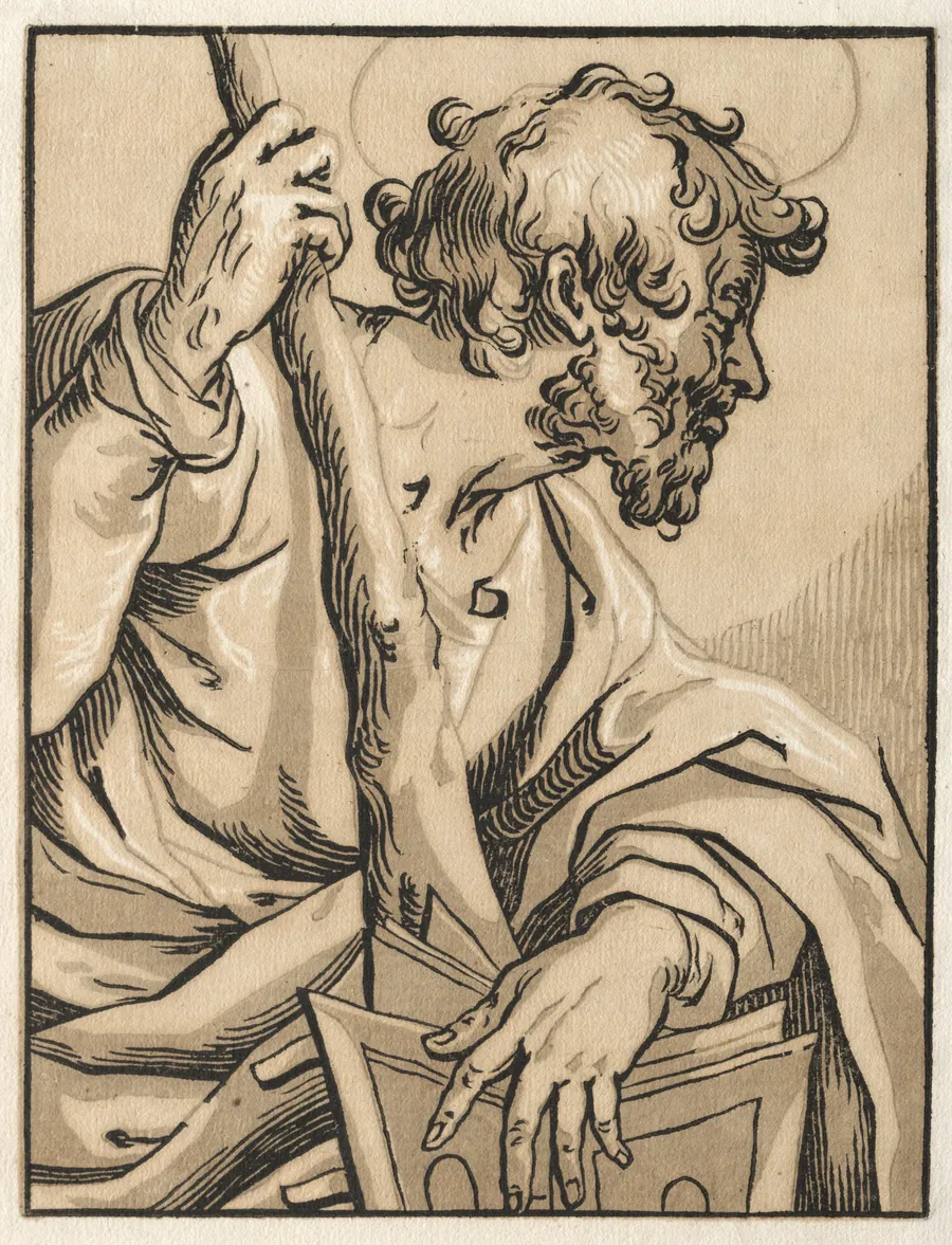 Christ and the Apostles: St. Judas Thaddeus (with the Club) by Ludolph Büsinck