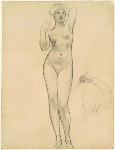 Studies of Aphrodite for "Aphrodite and Eros"