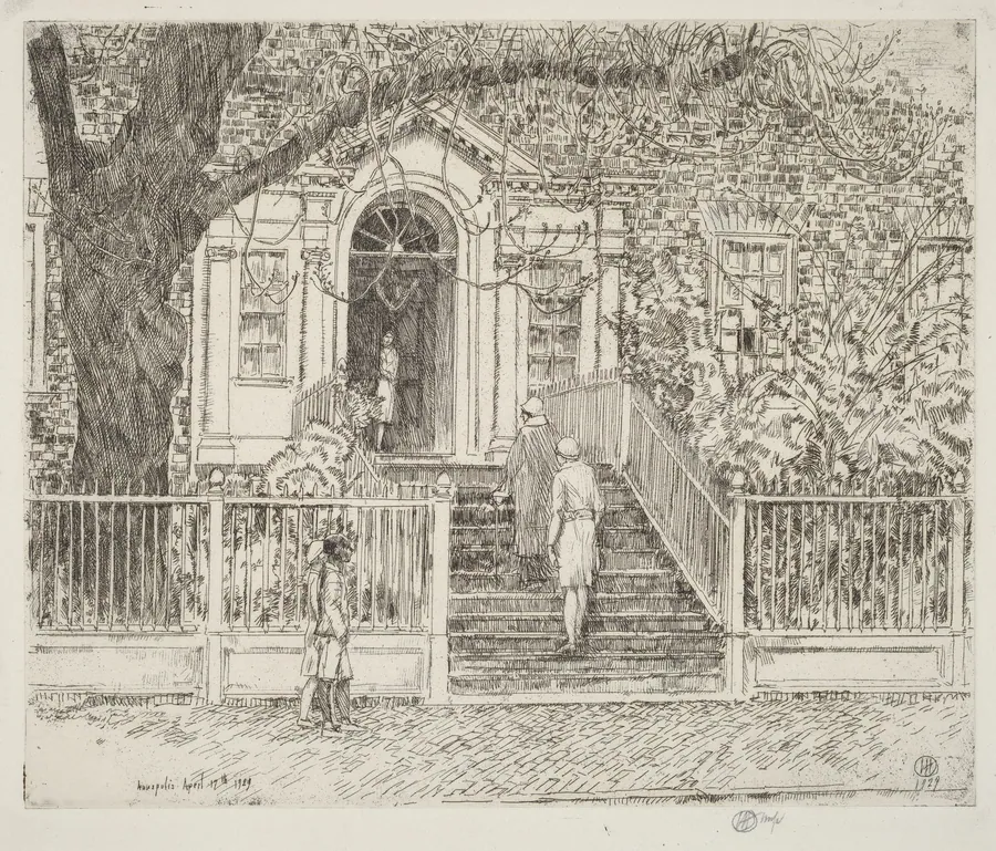 The Chase House by Childe Hassam