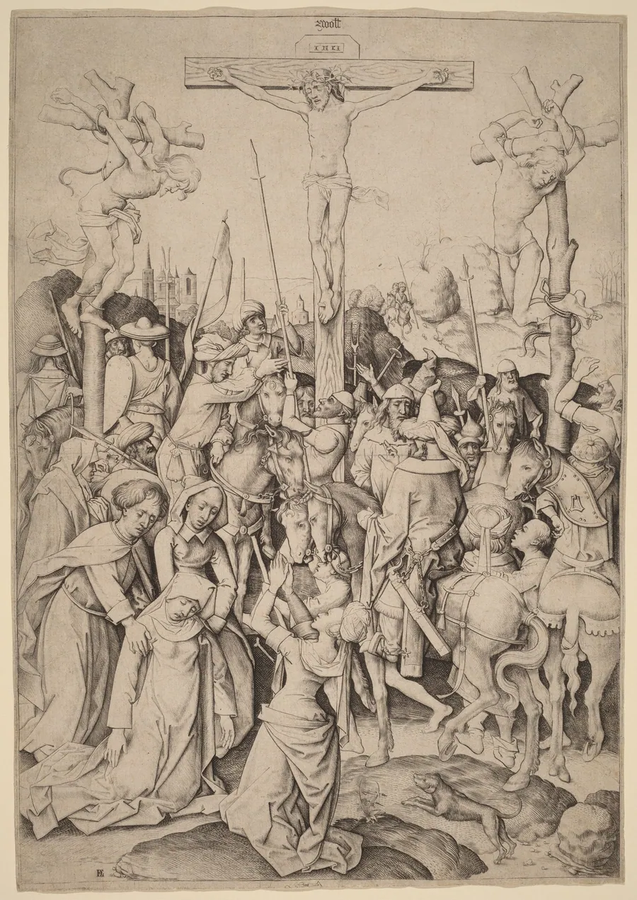 The Mount of Calvary by Master I.A.M. of Zwolle
