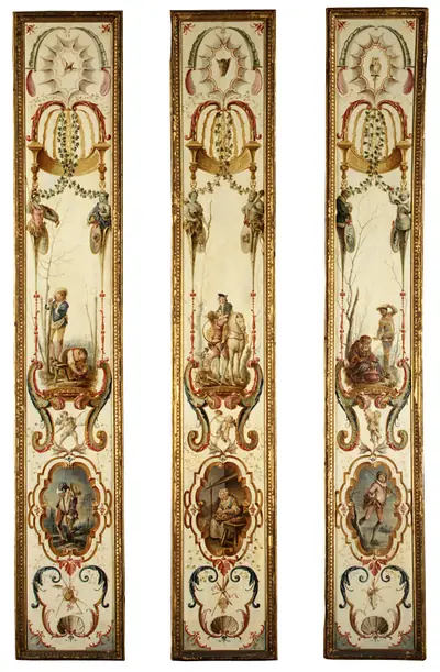 January and February (part of a set illustrating the months of the year)