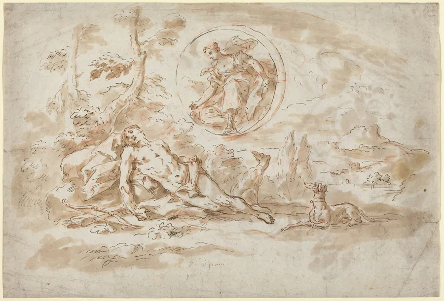 Diana and Endymion by Gaspare Diziani