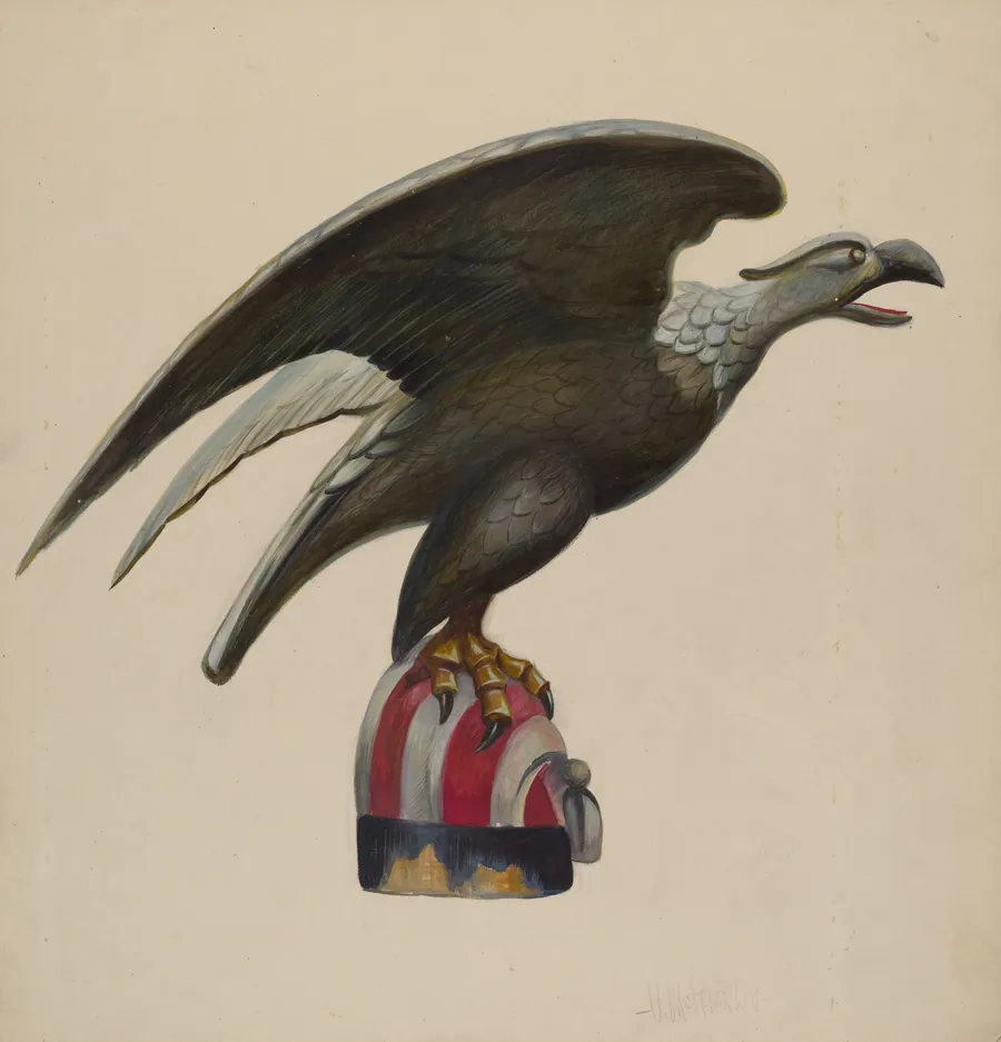 Pilot House Figure (Eagle) by Vincent McPharlin