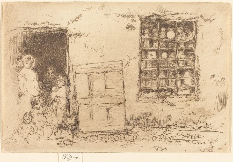 The Village Sweet-Shop by James McNeill Whistler