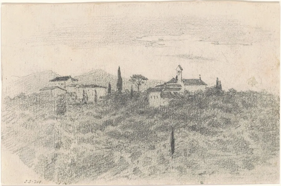 Monastery [recto] by John Singer Sargent