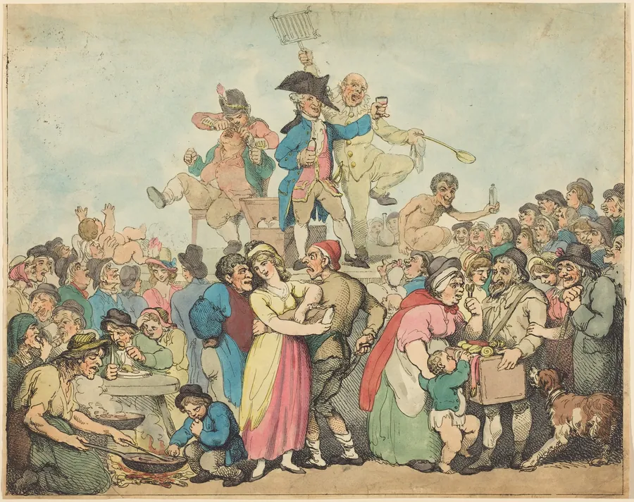 Dr. Botherum, the Mountebank by Thomas Rowlandson