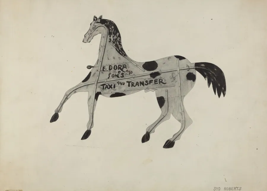 Livery Stable Sign by Sydney Roberts