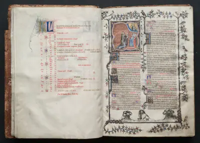 The Gotha Missal: Fol. 10v, Text
