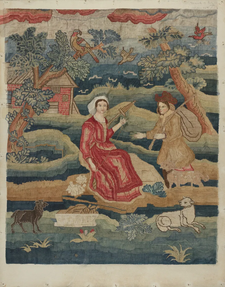 Needlepoint Panel by Phyllis Dorr