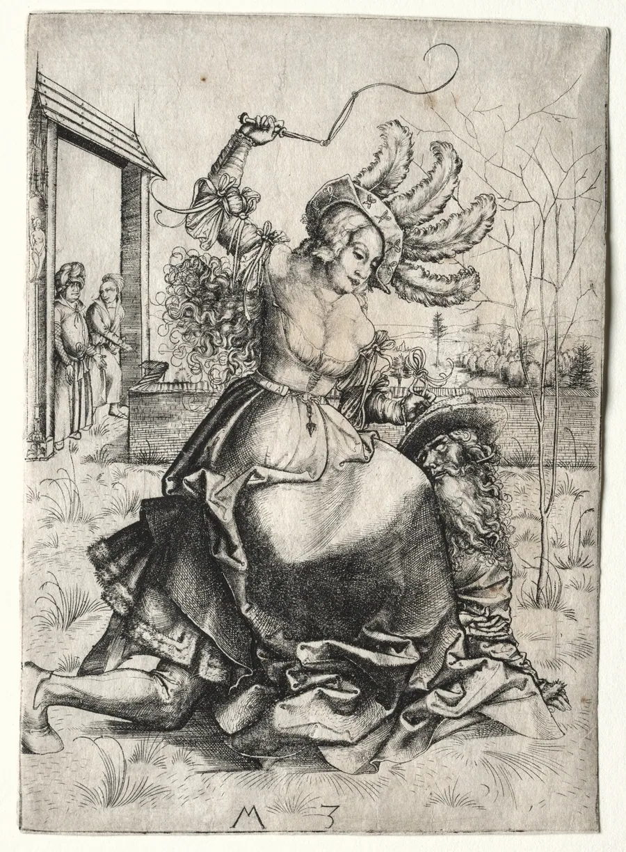 Aristotle and Philis by Master MZ