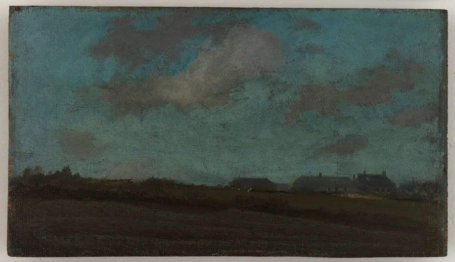 Note in Blue and OpalThe Sun Cloud by James McNeill Whistler (1834-1903)