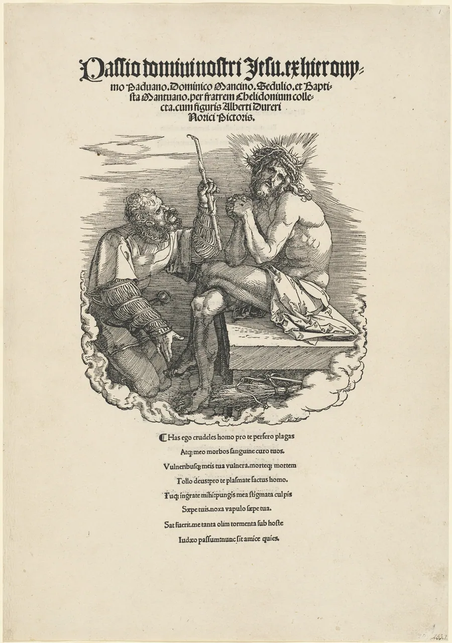 The Man of Sorrows Mocked by a Soldier by Albrecht Dürer