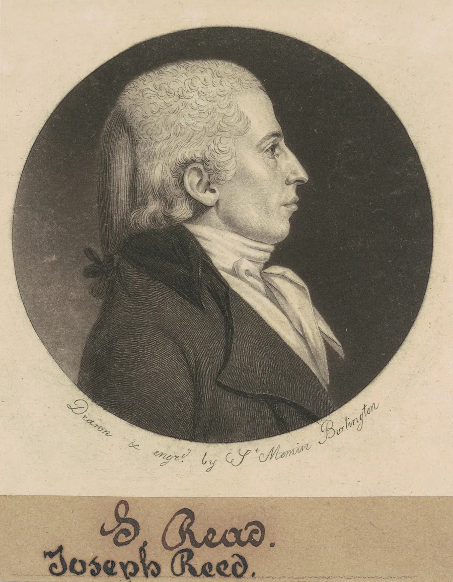 Joseph Reed, Jr. by Charles B. J. Févret de Saint-Mémin