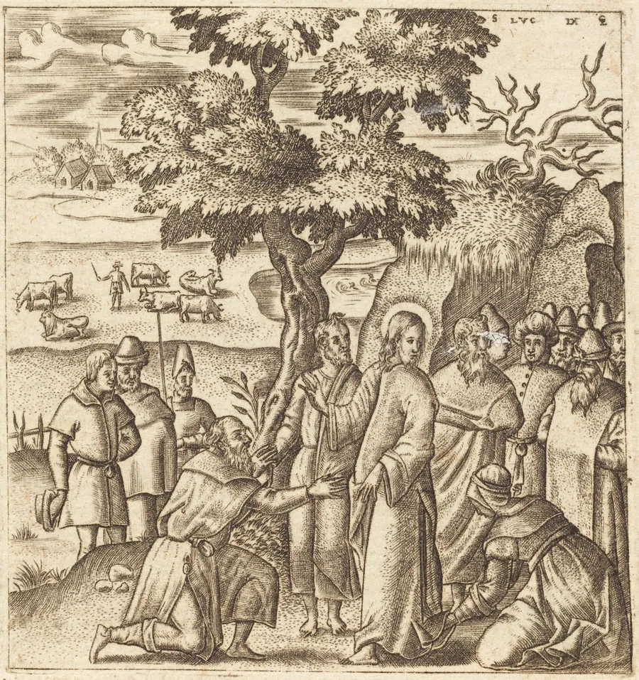 Christ Heals a Sick Woman by Léonard Gaultier