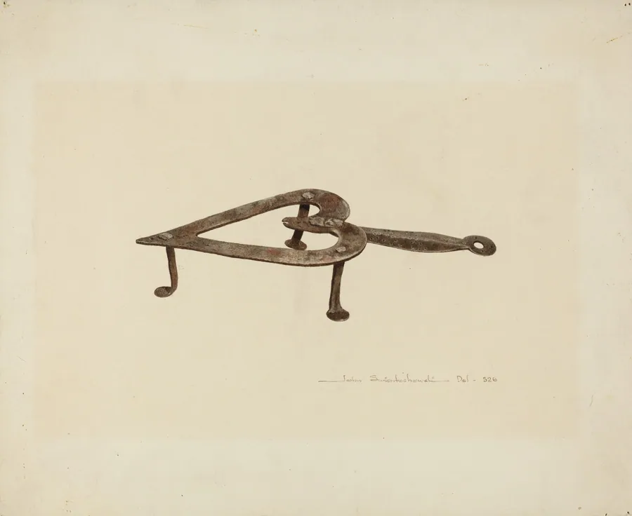 Flat Iron Holder by John Swientochowski