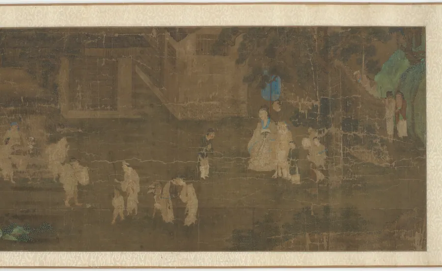 Scenes from the Lives of Famous Men (part 1) by Formerly attributed to Liu Songnian (傳)劉松年 (ca. 1150-after 1225)
