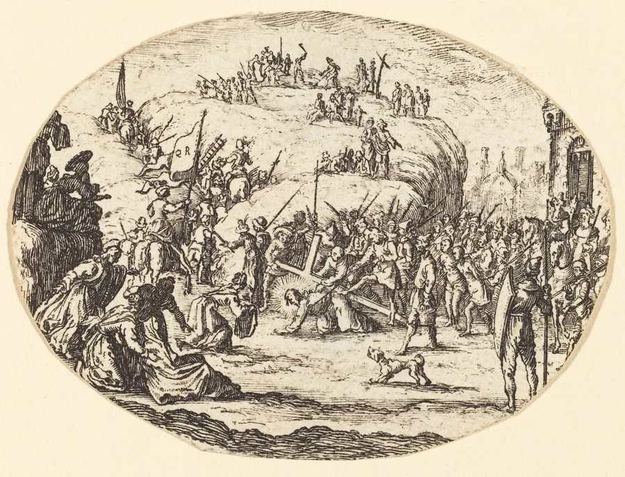 The Small Carrying of the Cross by French 17th Century