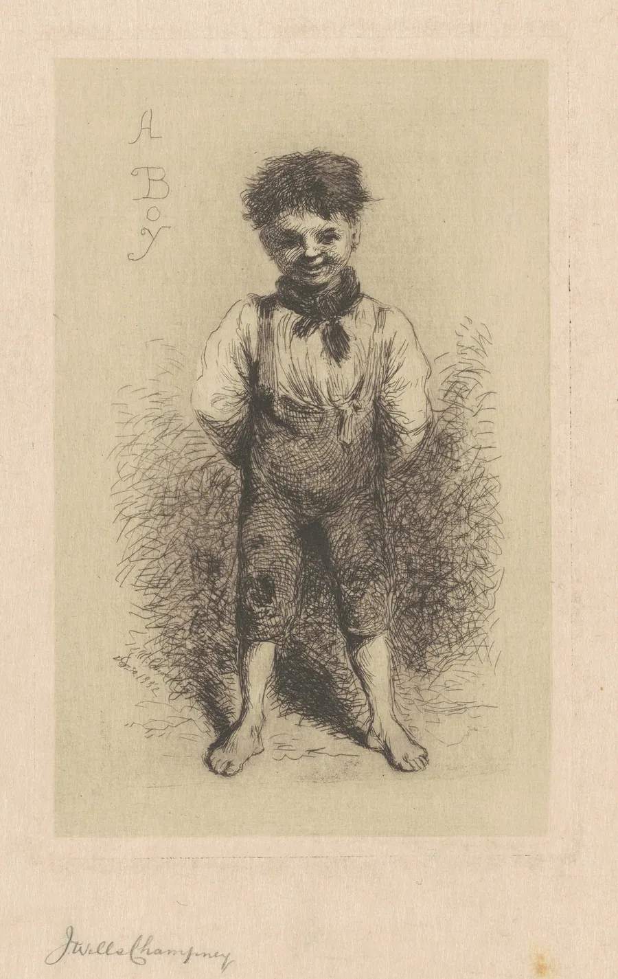 A Boy by James Wells Champney