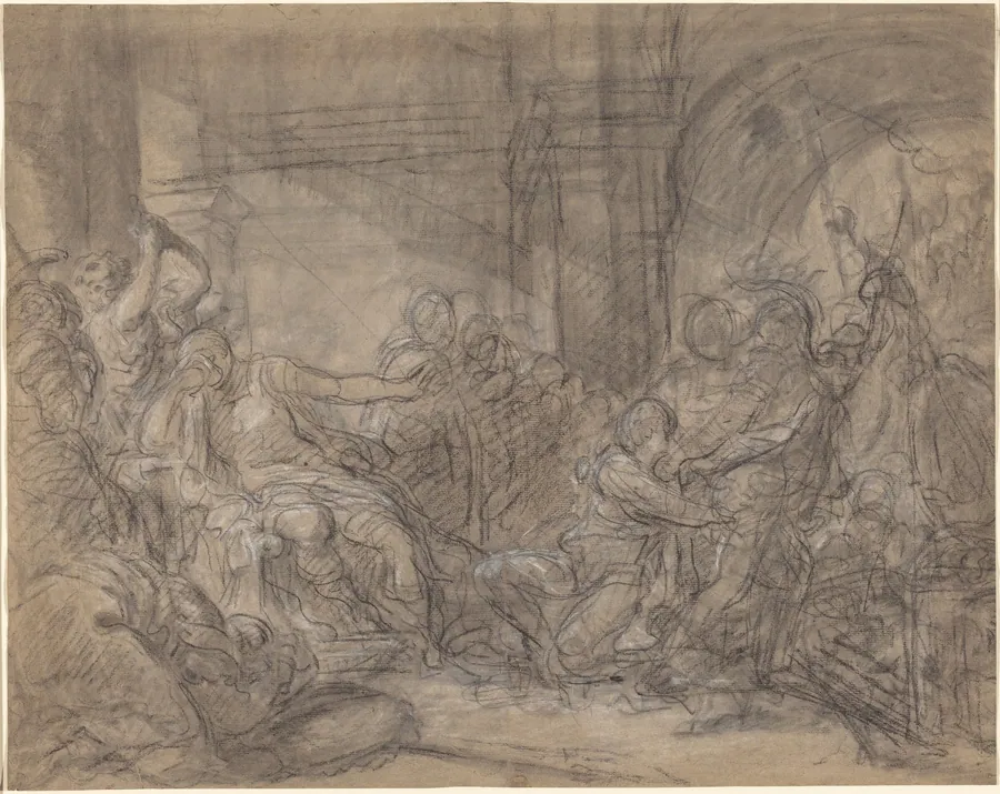 Brutus Condemning His Sons to Death by Gabriel François Doyen