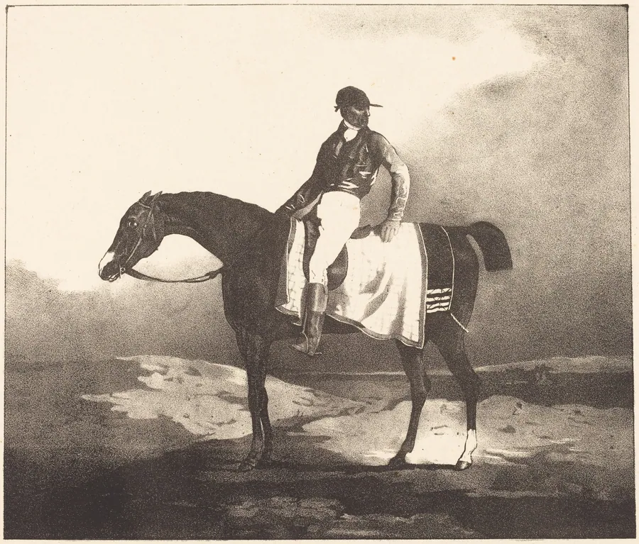 British Horse and Jockey by Louis-Pierre-Marie Courtin