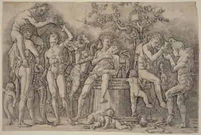 Bacchanal with a Wine Vat