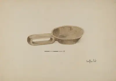 Old Wood Ladle
