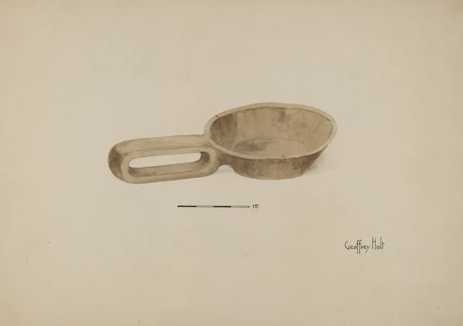 Old Wood Ladle by Geoffrey Holt