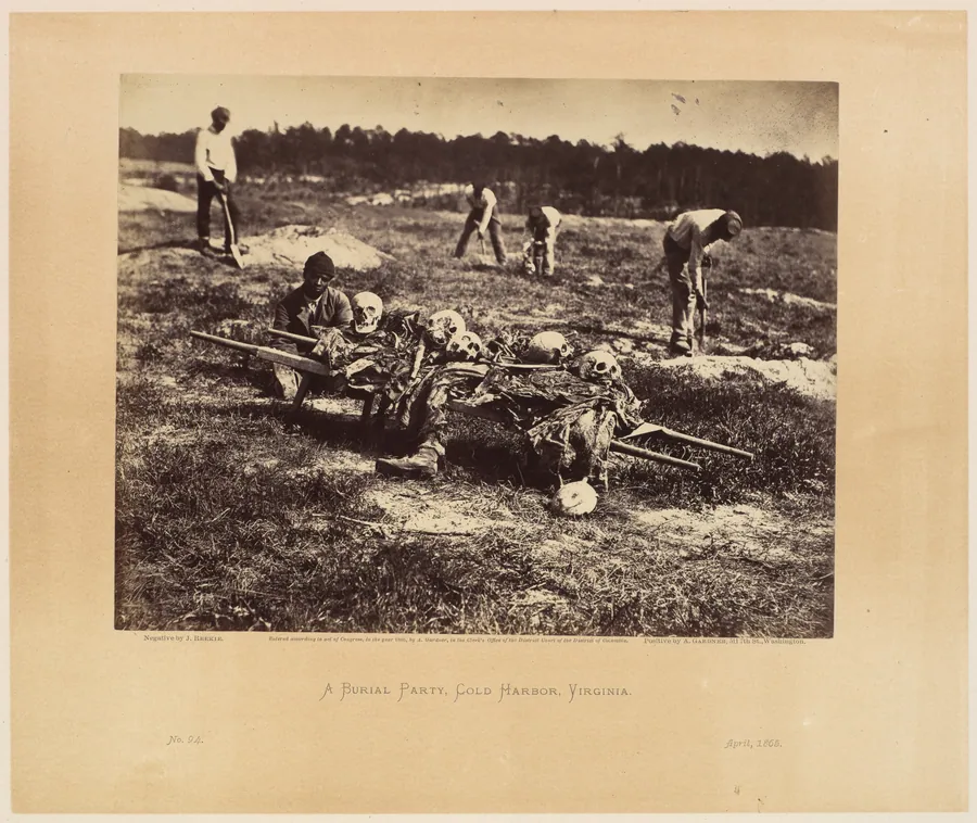 A Burial Party, Cold Harbor, Virginia. by John Reekie
