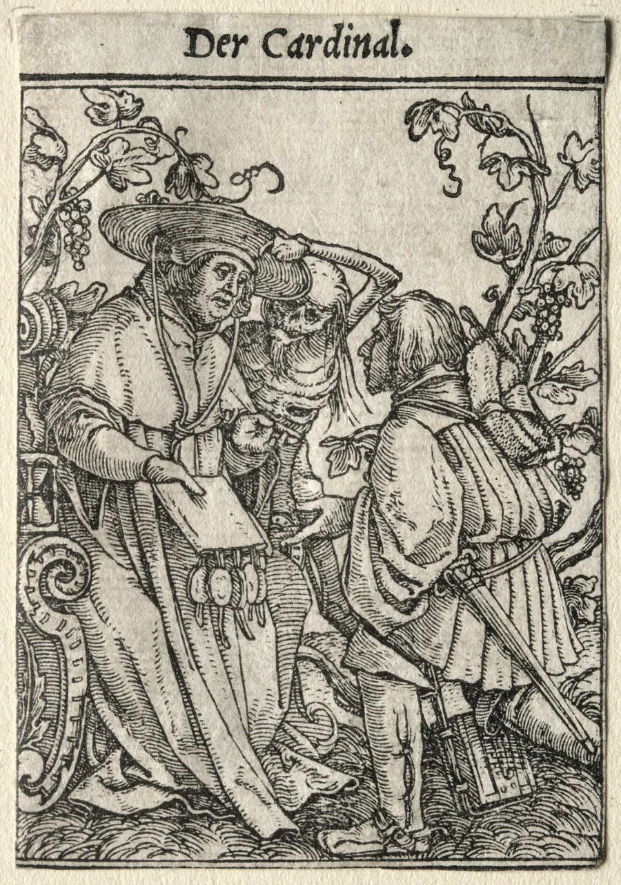 Dance of Death:  The Cardinal by Hans Holbein the Younger