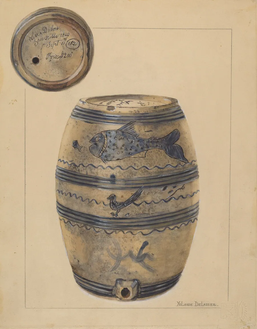 Wine Cask by Yolande Delasser