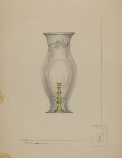 Hurricane Shade and Candlestick