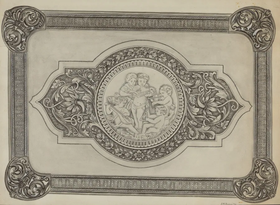 Silver Tray by Irene M. Burge
