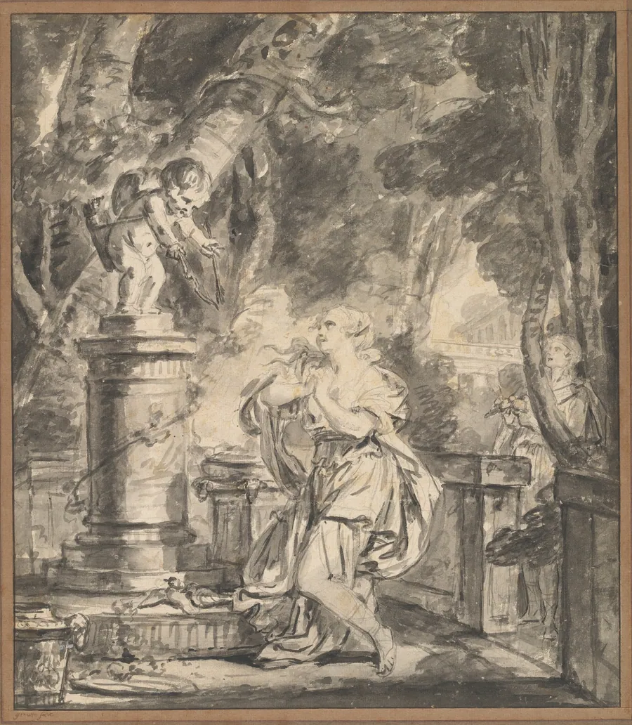 Sacrifice to Love by Jean-Baptiste Greuze