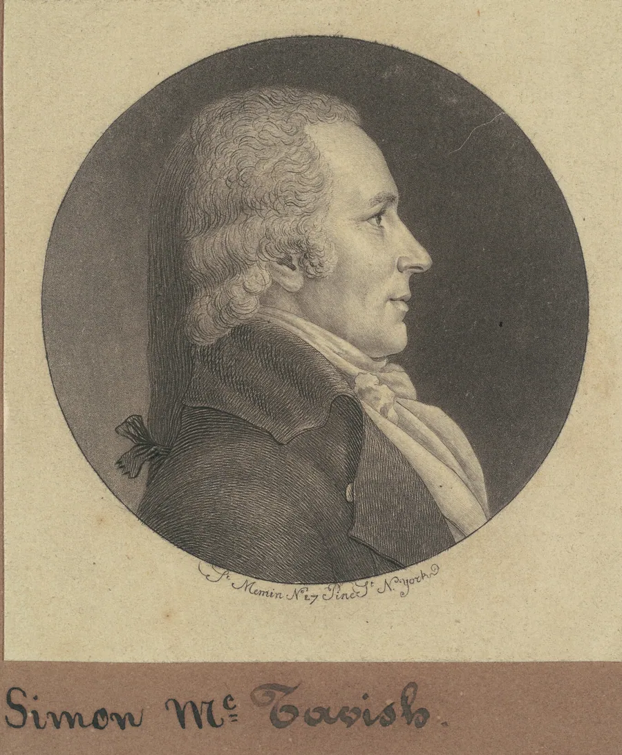 Simon McTavish by Charles B. J. Févret de Saint-Mémin