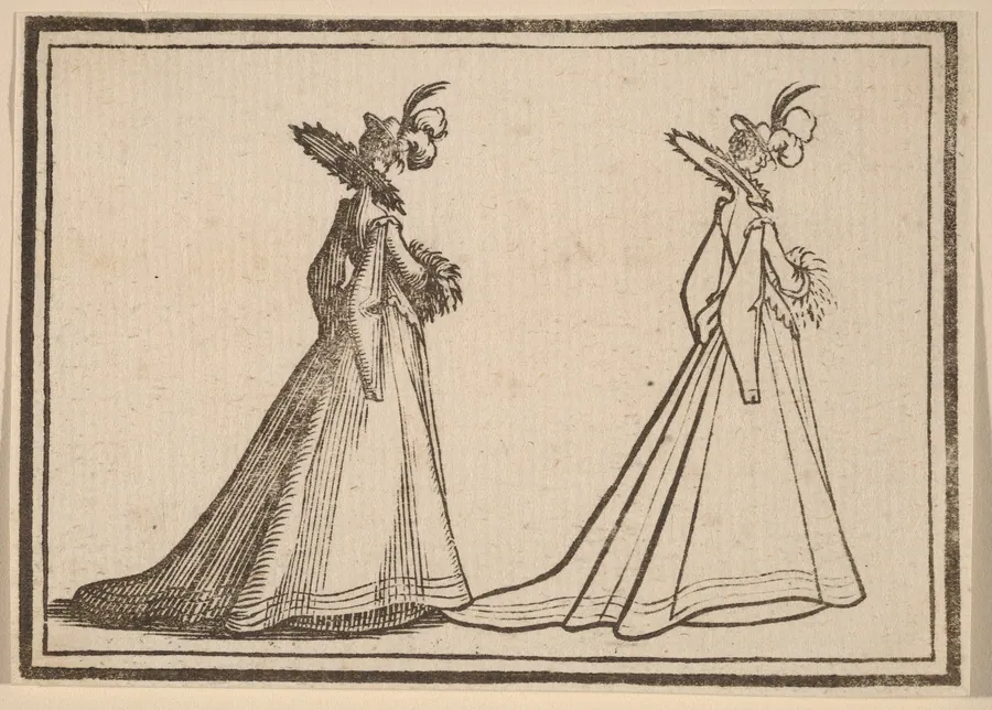 Lady in a Large Coat by Edouard Eckman