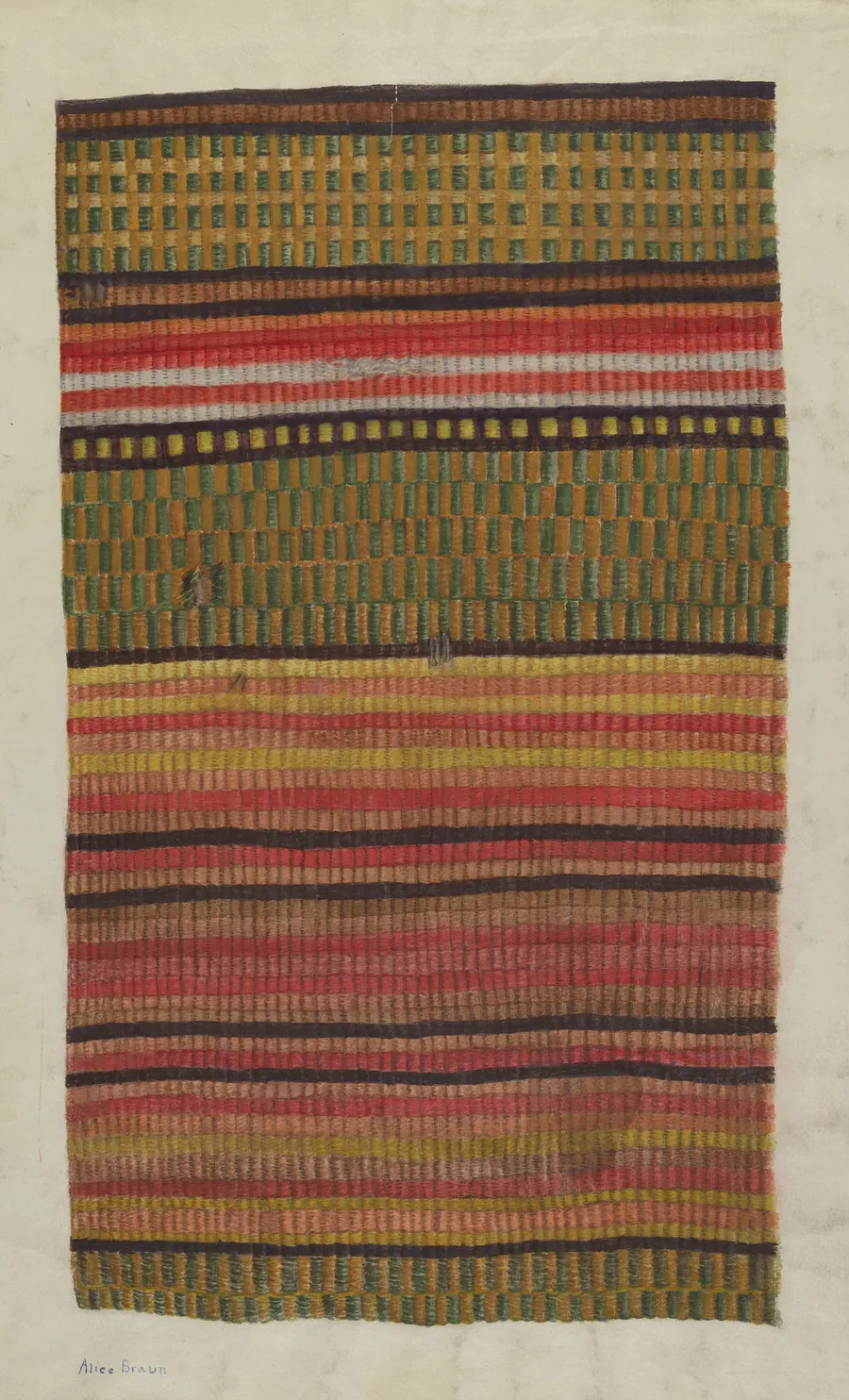 Carpet Sample by Alice Braun