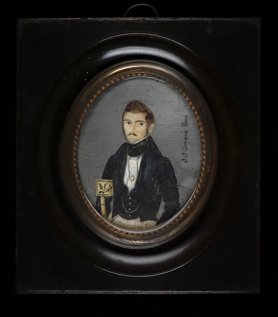 Caballero de la familia Goyena (Gentleman of the Goyena Family) by Joaquin Jose Goyena y O'Daly, born 1813-died 1843