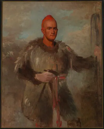 Theodore Burr Catlin, in Indian Costume