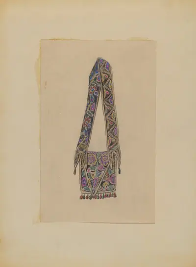 Man's Shoulder Pouch