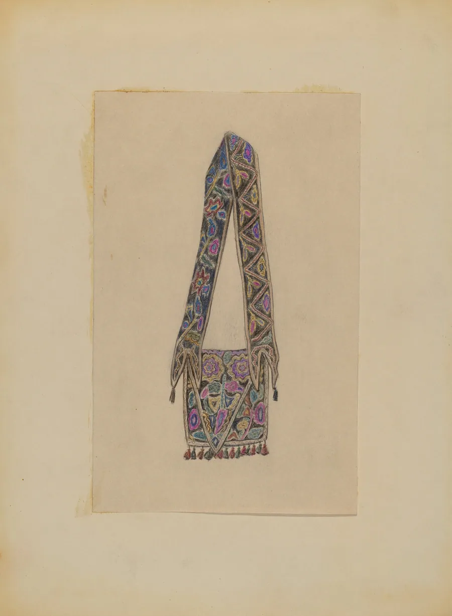 Man's Shoulder Pouch by Melita Hofmann