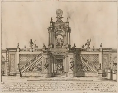 The Seconda Macchina for the Chinea of 1725: The Temple of Peace and Concord
