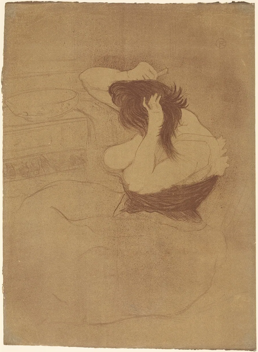 Woman Combing Her Hair (Femme qui se peigne) by Henri de Toulouse-Lautrec
