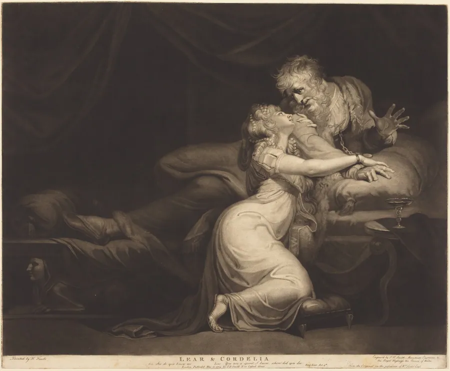 Lear and Cordelia by John Raphael Smith