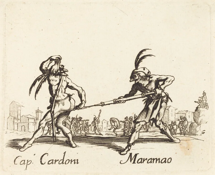 Cap. Cardoni and Maramao by French 17th Century